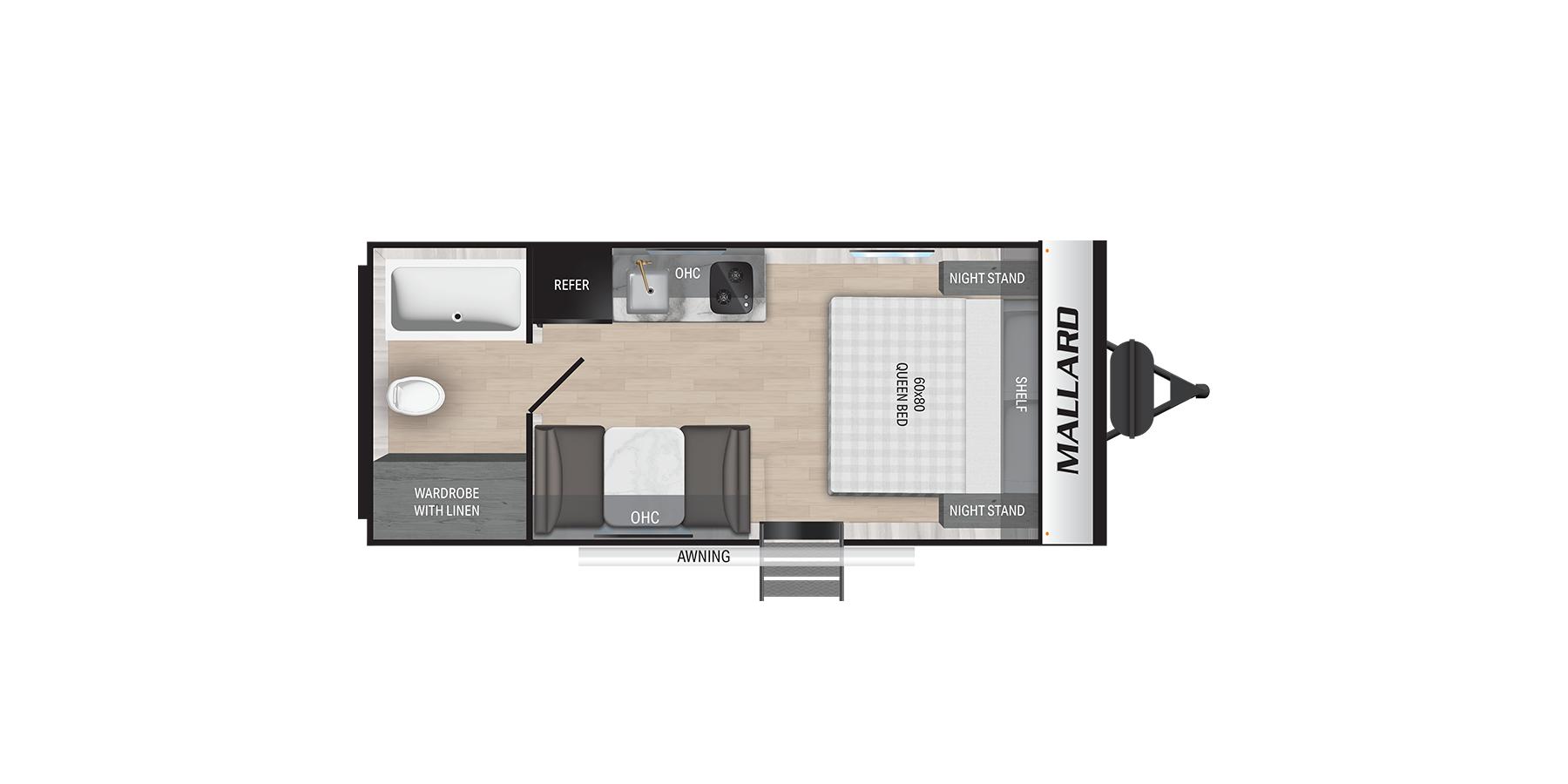 2025 Heartland Mallard 17RBL floorplan