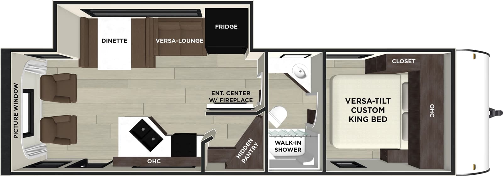 2026 Forest River Cruise Lite 23ZEN floorplan