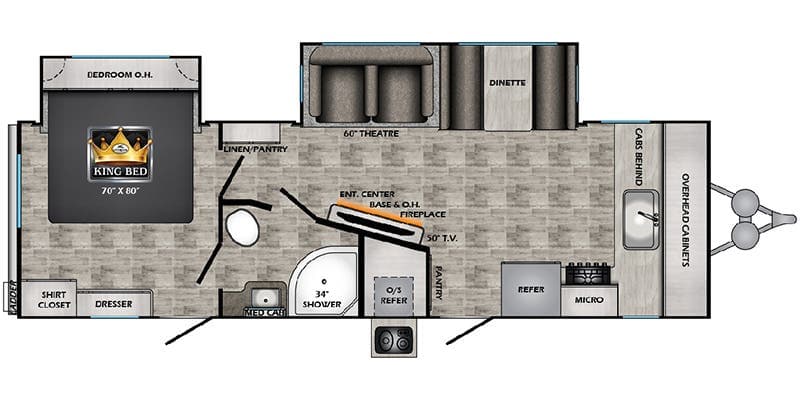2023 CrossRoads Volante VL27FK floorplan