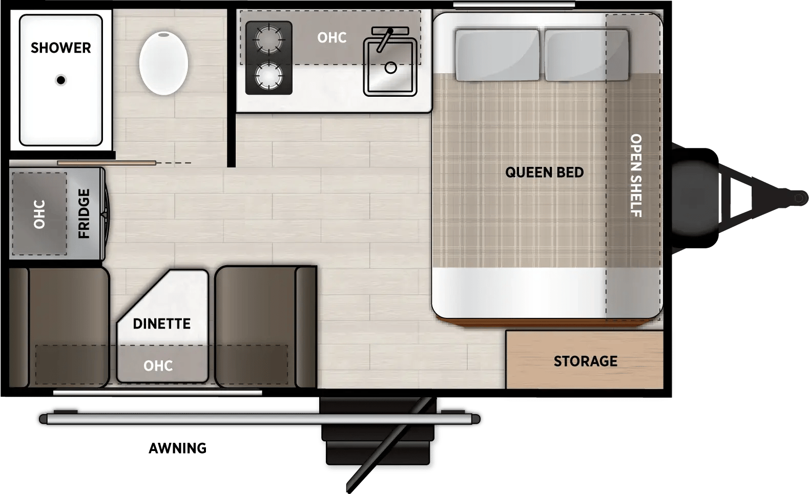2026 Forest River Salem FSX 135ICE floorplan