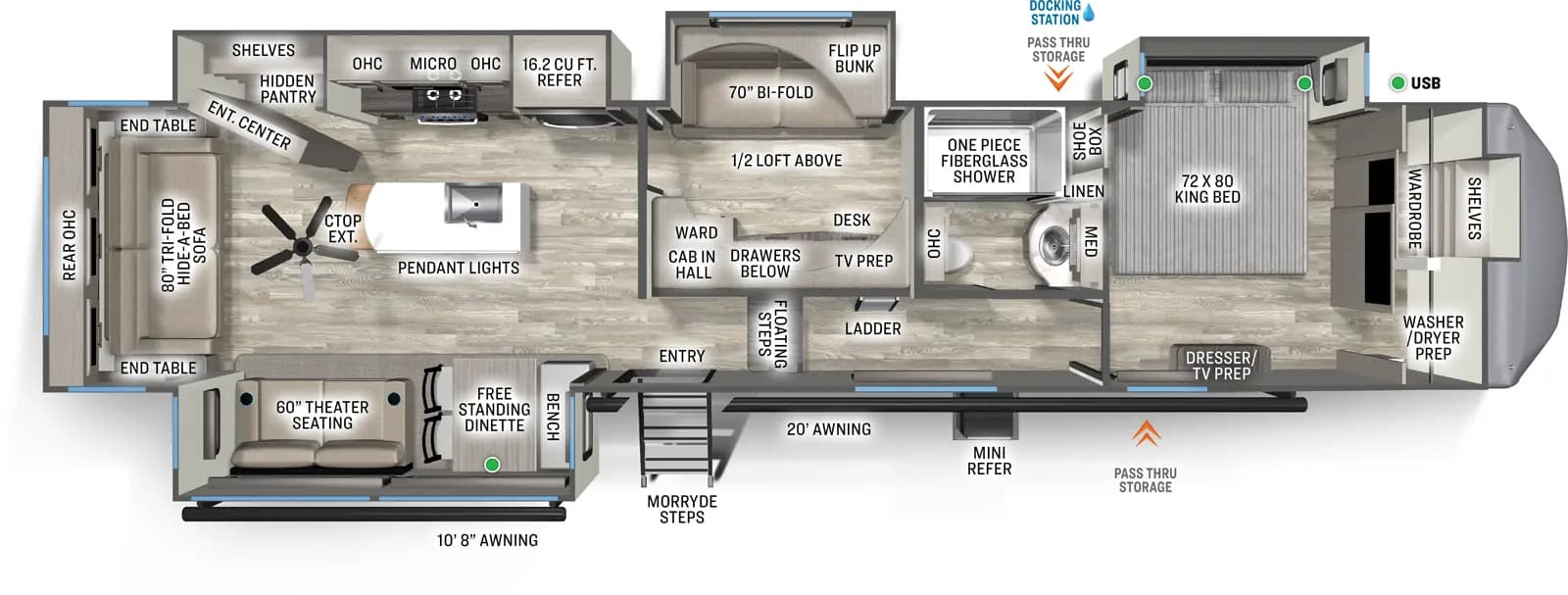 2026 Forest River Sierra 4003MB floorplan