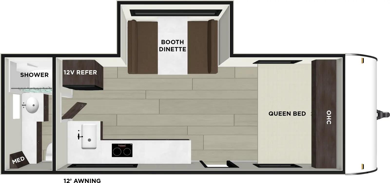 2026 Forest River Salem FSX 177ICE floorplan