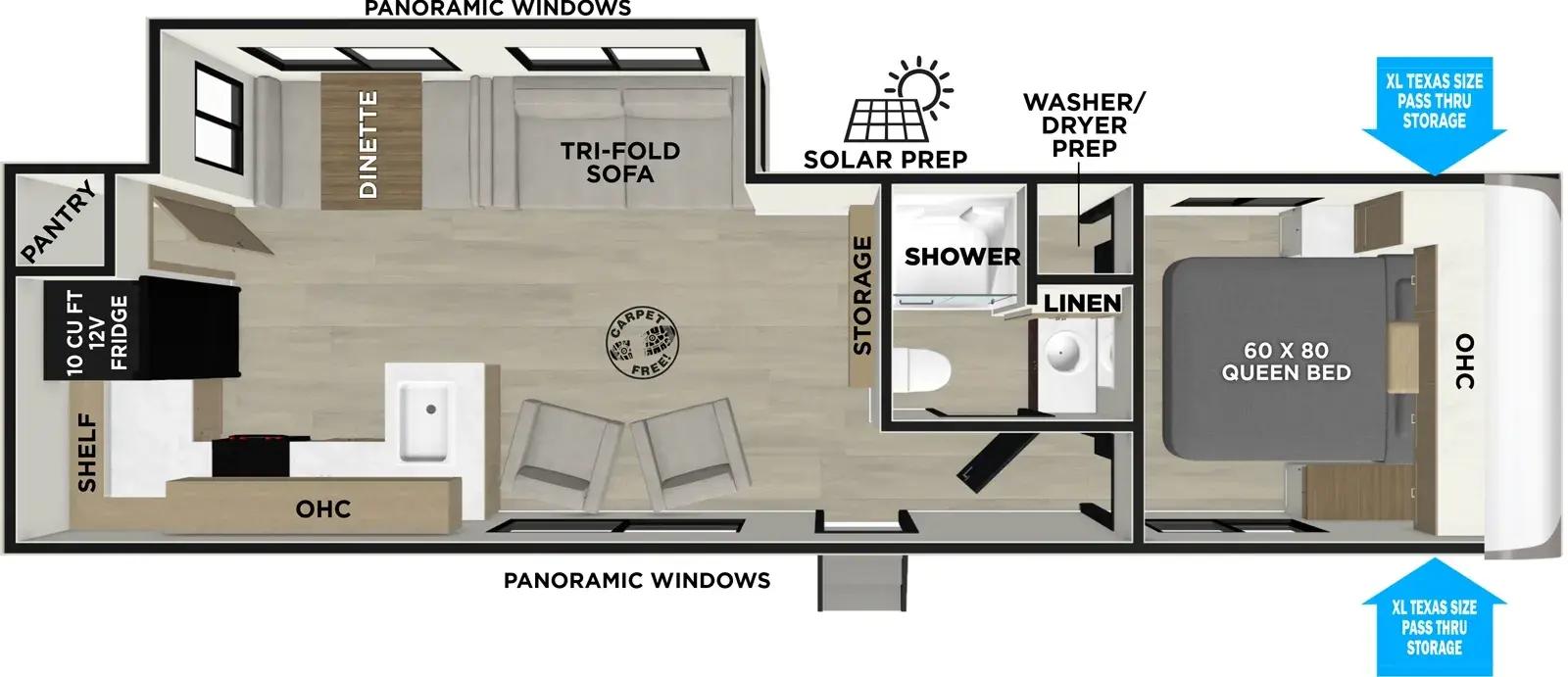 2027 Forest River Hemisphere 28RKHL floorplan