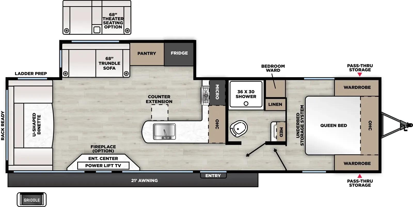 2027 Coachmen Catalina Legacy Edition 283RNR floorplan