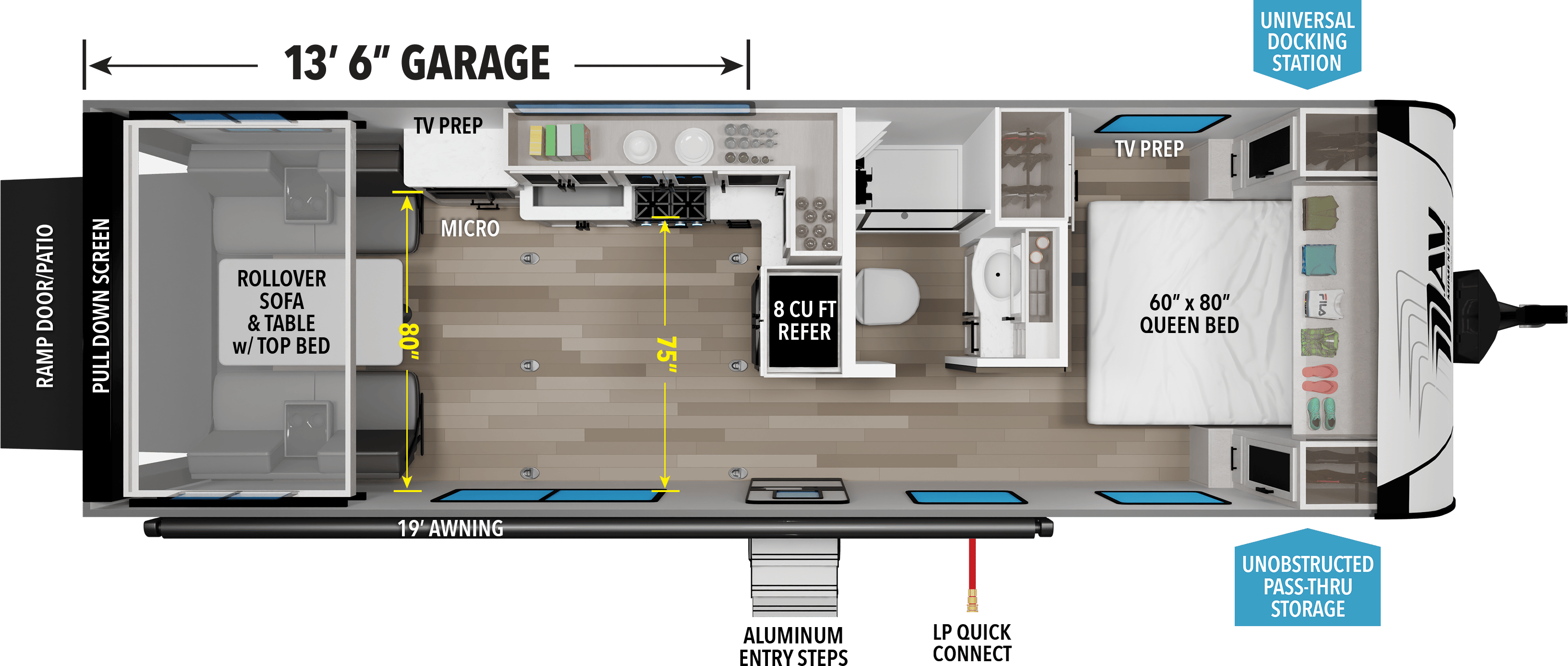 2026 Grand Design Momentum MAV 27MAV floorplan