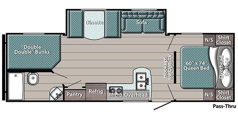 2024 Gulf Stream Ameri-Lite Ultra-Lite 269BH floorplan