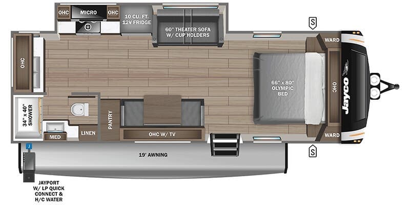 2026 Jayco Eagle HT 230MLCS floorplan