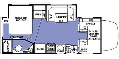 2016 Sunseeker floor plan