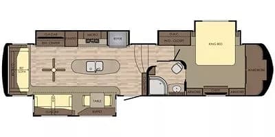 2017 REDWOOD RV floor plan
