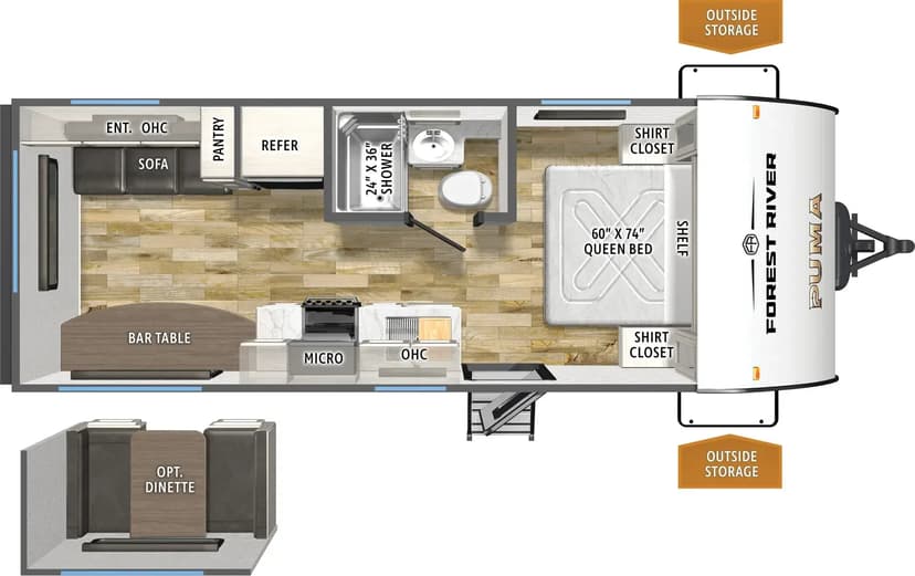 2026 Puma Camping Edition floor plan