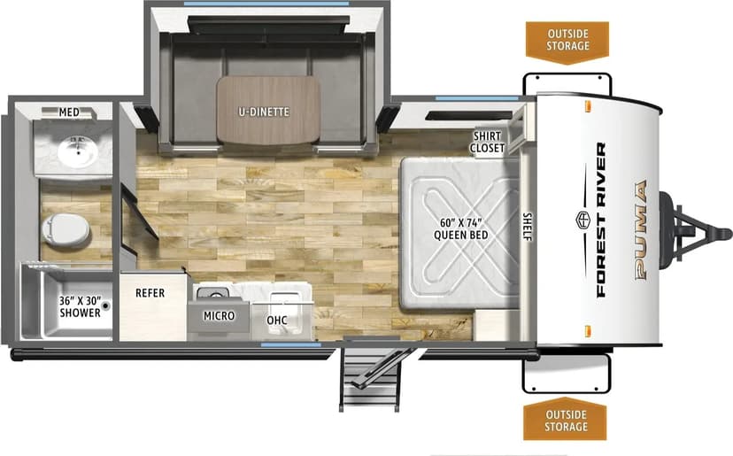 2026 Puma Camping Edition floor plan