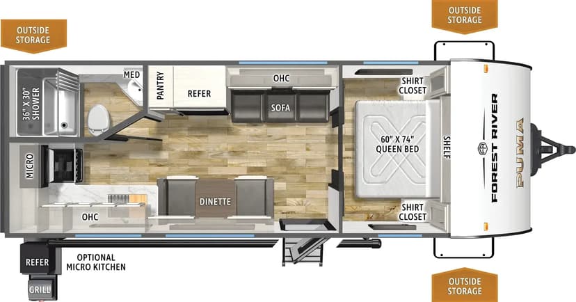 2026 Puma Camping Edition floor plan
