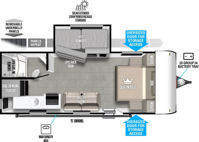 2025 Salem FSX floor plan