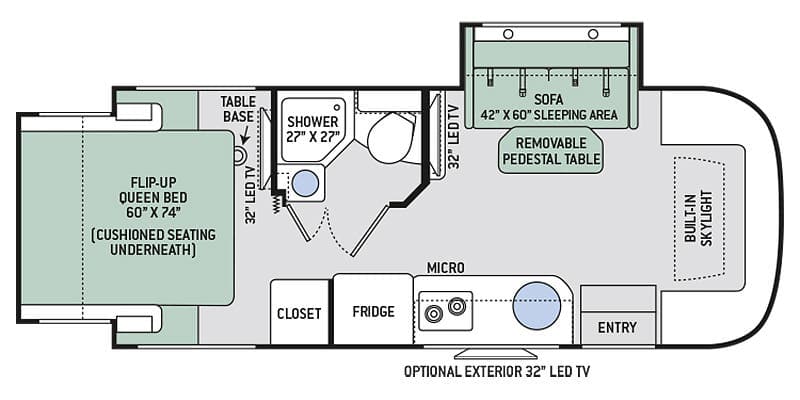 2018 Compass floor plan