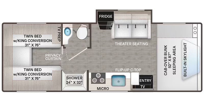 2026 Quantum Sprinter floor plan
