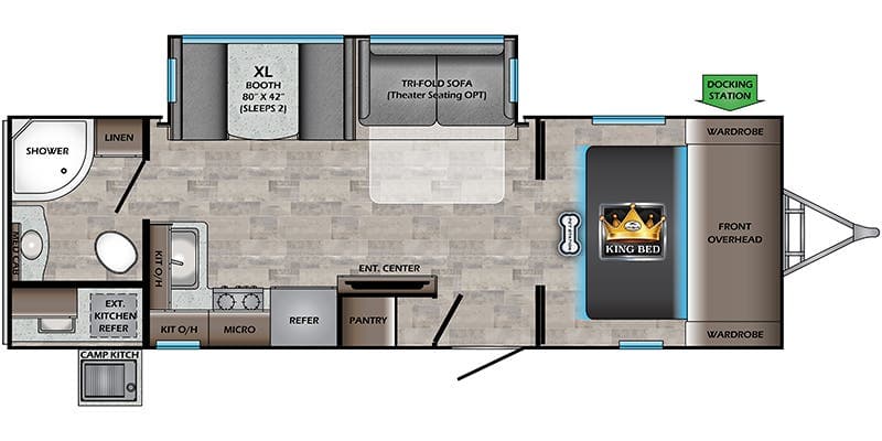 2022 Sunset Trail Super Lite floor plan