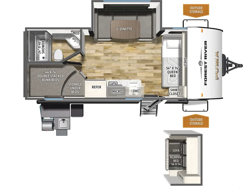 2026 Puma Camping Edition floor plan