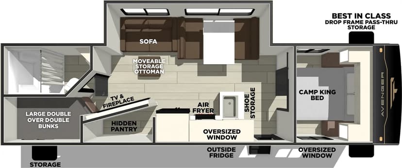 2026 Avenger floor plan