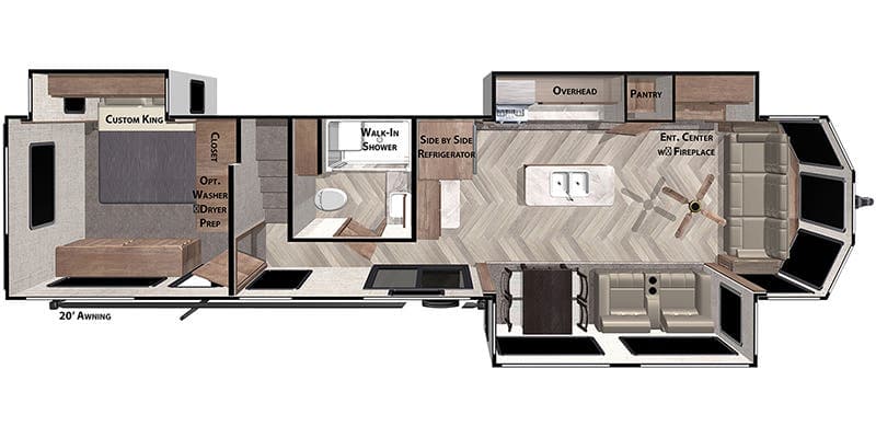 2022 Wildwood Grand Lodge floor plan